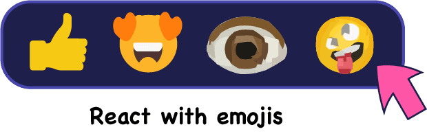 Emoji reactions