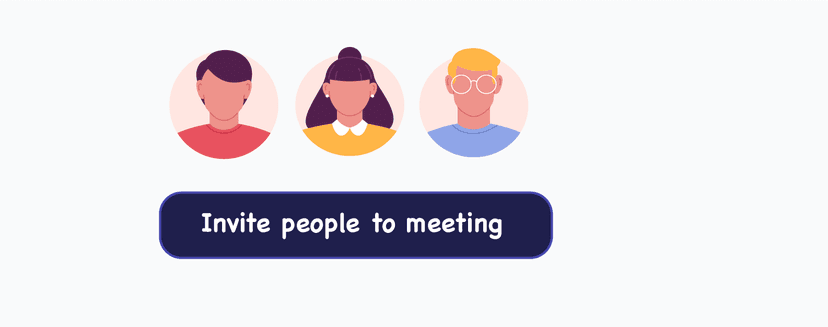 Invite people in meeting